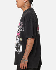 Culture Kings X WWE Bret "The Hit Man" Hart Vintage T-Shirt Black Acidwash