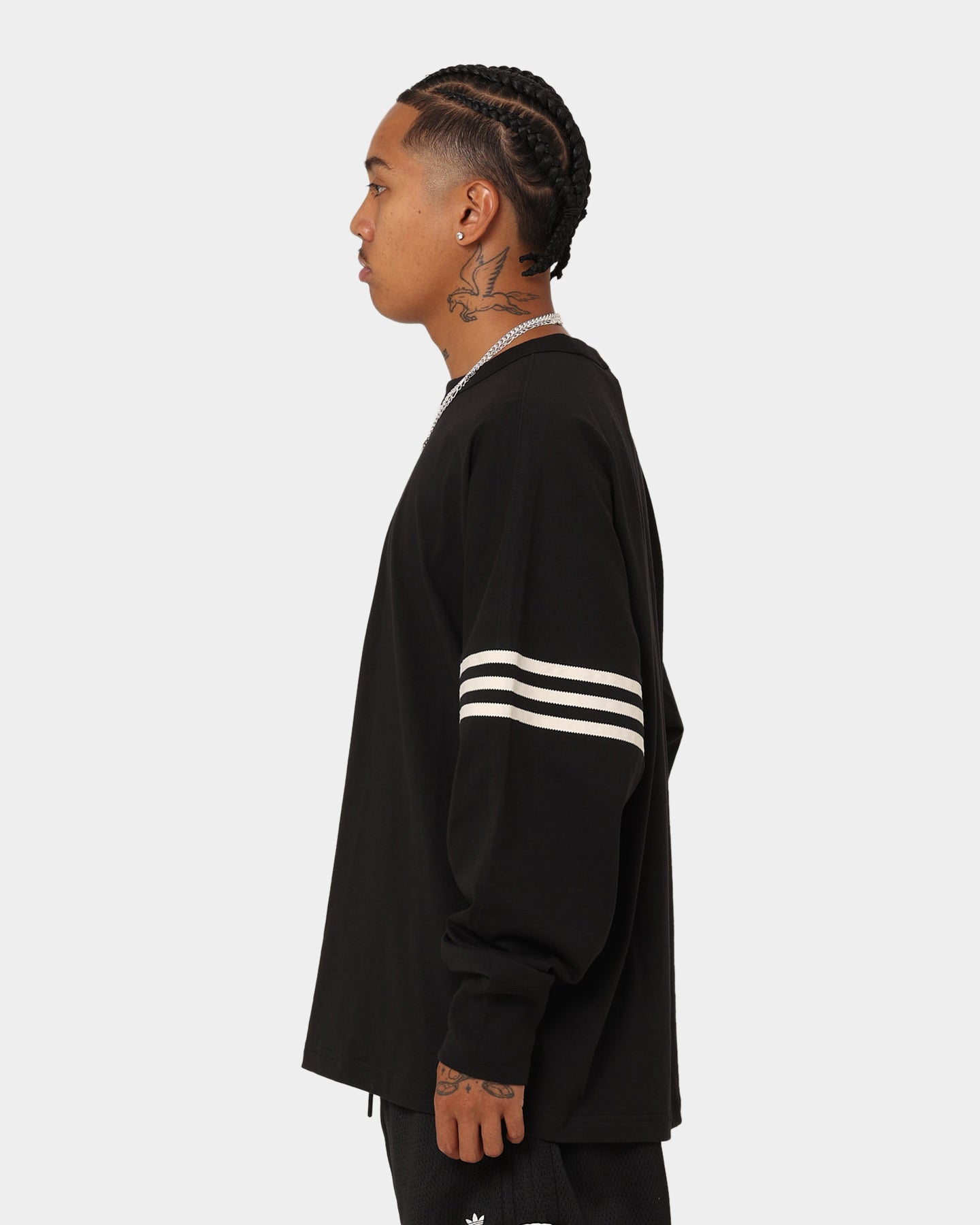 Adidas NeuClassics Long Sleeve T-Shirt Black/Wonder White