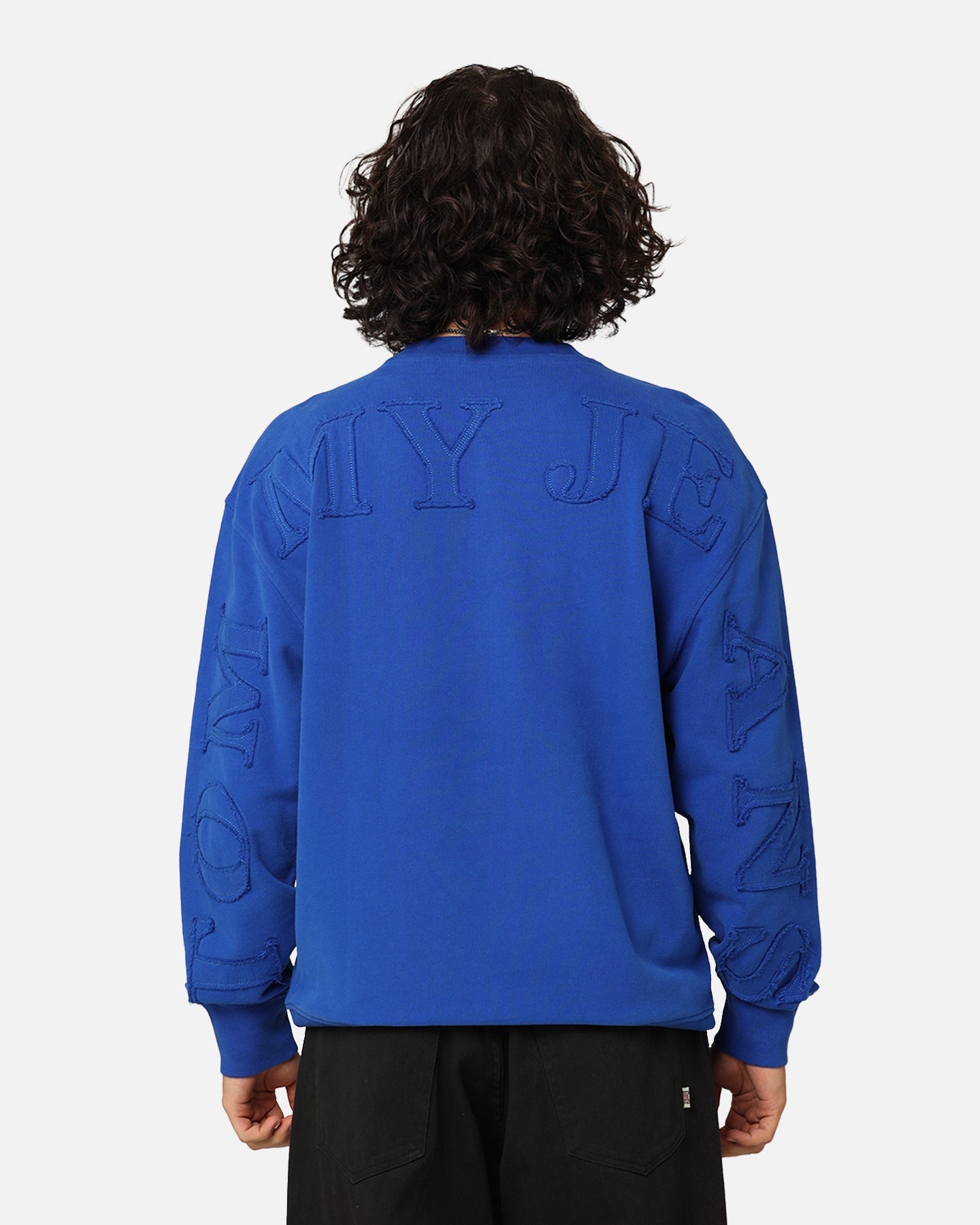 Tommy Jeans Relaxed Tonal Appliqué Crewneck Ultra Blue