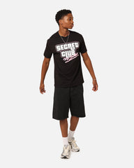 Secret Club No Snitches T-Shirt Black